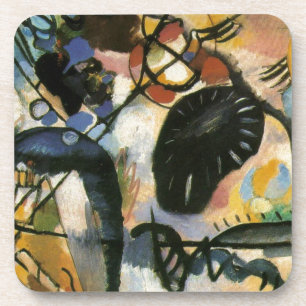 Dessous-de-verre Oeuvre Abstraite de Kandinsky Black Spot