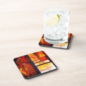 Dessous-de-verre Oeuvre Abstraite moderne (Côté Droit)