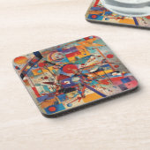 Dessous-de-verre Oeuvre Abstraite moderne (Côté gauche)