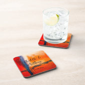 Dessous-de-verre Oeuvre mariage créative Abstraite (Côté Droit)