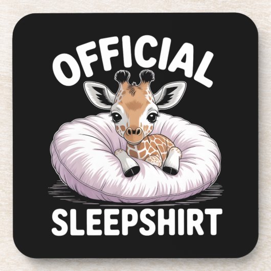 Dessous-de-verre Official Sleepshirt Giraffe (Devant)