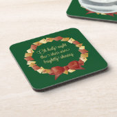 Dessous-de-verre Oh Holy Night Lyrics Design (Côté gauche)