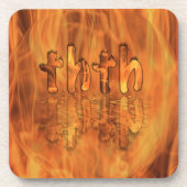 Dessous-de-verre Oh mon Dieu ! (Devant)