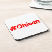 Dessous-de-verre "#Ohioan" Joli design. Acheter maintenant (Côté gauche)