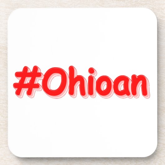 Dessous-de-verre "#Ohioan" Joli design. Acheter maintenant (Devant)
