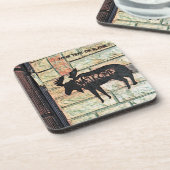 Dessous-de-verre Oie mystique (Côté gauche)