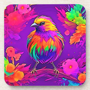 Dessous-de-verre Oiseau arc-en-ciel dans le Dreamland