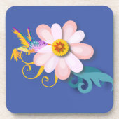 Dessous-de-verre Oiseau coloré (Devant)