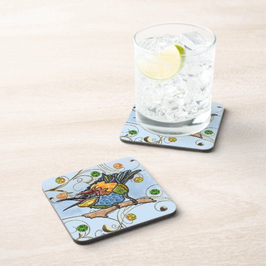 Dessous-de-verre Oiseau d'abeilles (Côté Droit)