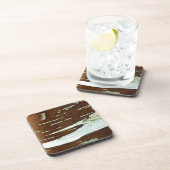 Dessous-de-verre Oiseau d'Arbre Naturel (Côté Droit)