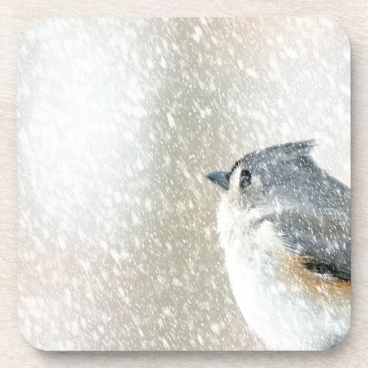 Dessous-de-verre Oiseau de neige (Devant)