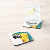 Dessous-de-verre Oiseau de perroquet tropical (Côté Droit)