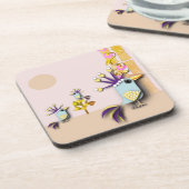 Dessous-de-verre Oiseau drôle  (Côté gauche)