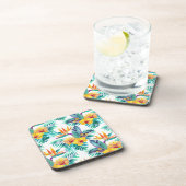 Dessous-de-verre Oiseau du paradis et du motif d'orchidée (Côté Droit)