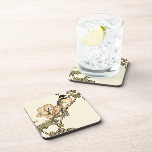 Dessous-de-verre Oiseau oriental perché sur la branche (Côté Droit)