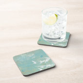 Dessous-de-verre Oiseaux blancs à travers le ciel bleu (Côté Droit)