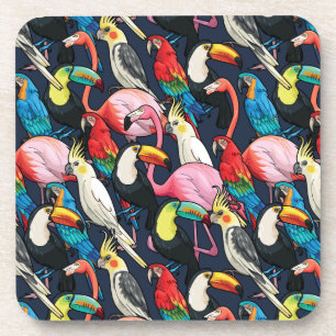 Dessous-de-verre Oiseaux exotiques
