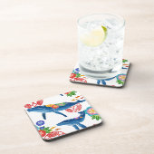 dessous de verre okinawan de motif de style de (Côté Droit)