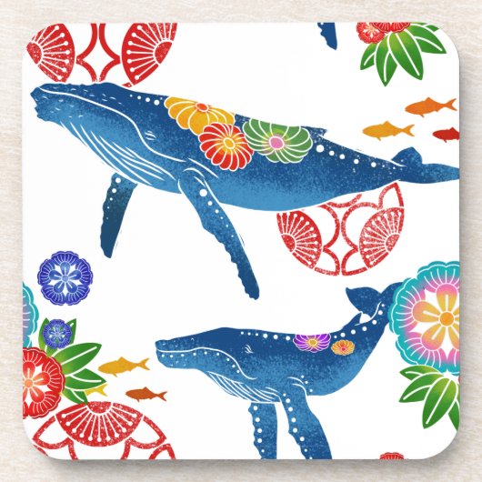 dessous de verre okinawan de motif de style de (Devant)