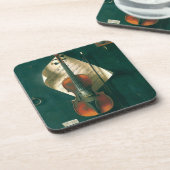 Dessous-de-verre Old Violon Still Life par William Michael Harnett (Côté gauche)