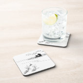 Dessous-de-verre ombres de bâti d'âne et d'éléphant (Côté Droit)