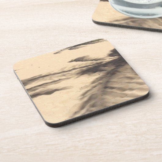 Dessous-de-verre Ombres sur le sable (Côté gauche)