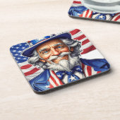 Dessous-de-verre Oncle Sam USA (Côté gauche)