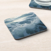 Dessous-de-verre Ondes de mousse à broyer (Côté gauche)