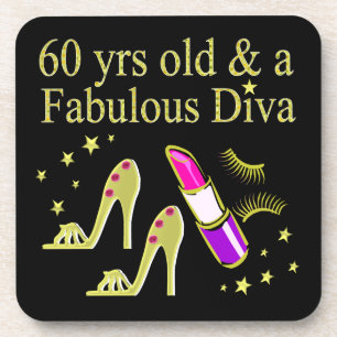 DESSOUS-DE-VERRE OR 60 ANS ET UN DIVA FABULEUX