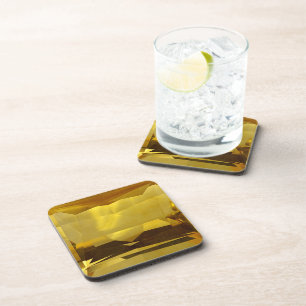 Dessous-de-verre Or citrin