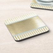 Dessous-de-verre Or de chevron glacé (Côté gauche)