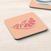 Dessous-de-verre Orange (Côté gauche)