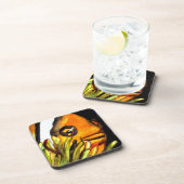 Dessous-de-verre Orange Clown Poisson aquarelle peinture d'art orig (Côté Droit)