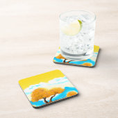 Dessous-de-verre "Orange Coloured Nature" Belle Photo. Commandez dè (Côté Droit)