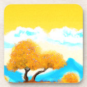 Dessous-de-verre "Orange Coloured Nature" Belle Photo. Commandez dè (Devant)