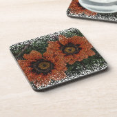 Dessous de verre Orange Daisy Balls (Côté gauche)