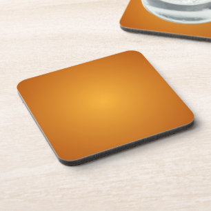 Dessous-de-verre Orange doré Orange brûlé Brun doré