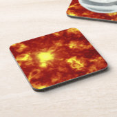 Dessous-de-verre Orange et jaune (Côté gauche)