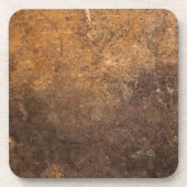 Dessous-de-verre Orange Grunge 7 (Devant)