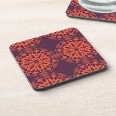 Dessous-de-verre Orange purple cool, unique (Côté gauche)