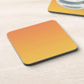 Dessous-de-verre Orange Soleil (Côté gauche)