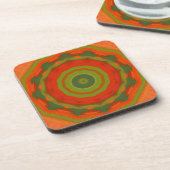 Dessous-de-verre Orange Twirl (Côté gauche)