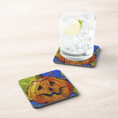 Dessous de verre oranges de Halloween de (Côté Droit)