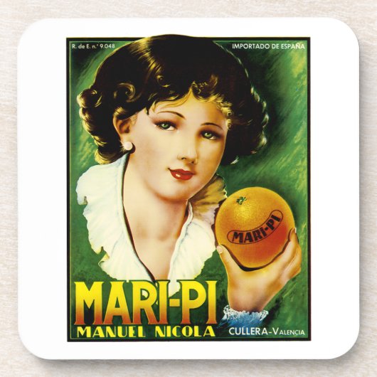 Dessous-de-verre Oranges de Mari Pi (Devant)