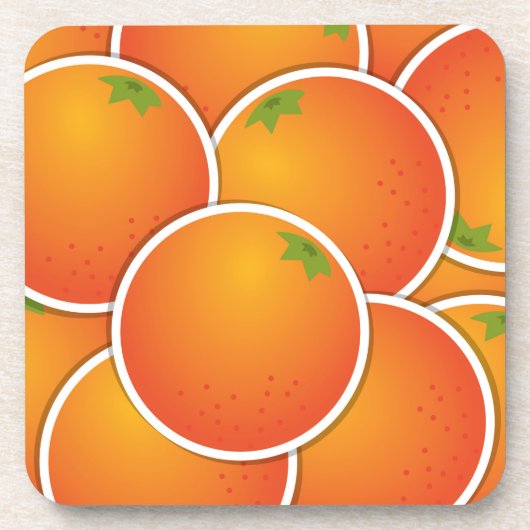 Dessous-de-verre Oranges funky (Devant)