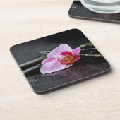Dessous-de-verre Orchidée noire de zen (Côté gauche)