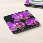 Dessous-de-verre Orchidée violette (Côté gauche)