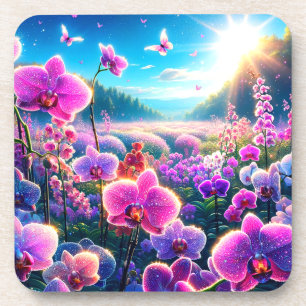 Dessous-de-verre Orchidées