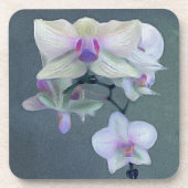 Dessous-de-verre Orchidées Dans Les Tons De Violet (Devant)