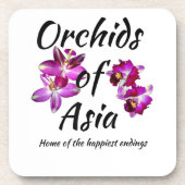 Dessous-de-verre Orchidées d'Asie (Devant)